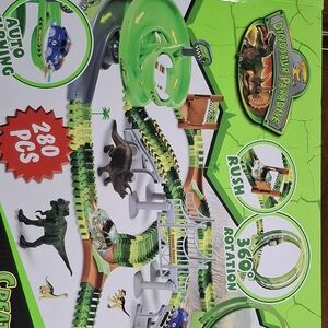 Dinosaur Paradise Kids Track Set - Green